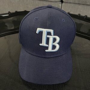 New Era Authentic Tampa Bay Rays Navy Cap